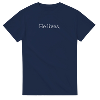 Load image into Gallery viewer, He lives. | Casual Fit Tee - Bearable Apparel