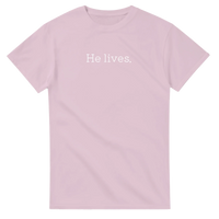 Load image into Gallery viewer, He lives. | Casual Fit Tee - Bearable Apparel