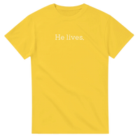 Load image into Gallery viewer, He lives. | Casual Fit Tee - Bearable Apparel