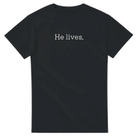 Load image into Gallery viewer, He lives. | Casual Fit Tee - Bearable Apparel