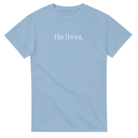 Load image into Gallery viewer, He lives. | Casual Fit Tee - Bearable Apparel