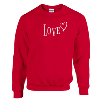 Load image into Gallery viewer, LOVE - Heart | Crewneck Sweatshirt - Bearable Apparel