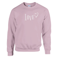 Load image into Gallery viewer, LOVE - Heart | Crewneck Sweatshirt - Bearable Apparel