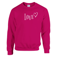 Load image into Gallery viewer, LOVE - Heart | Crewneck Sweatshirt - Bearable Apparel
